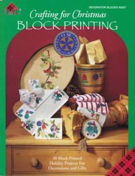 CLEARANCE: Crafting for Christmas Block Printing - Susan Goans Driggers